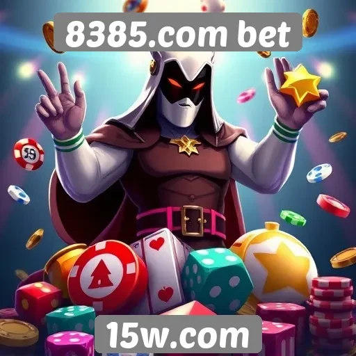 Variedade de jogos disponíveis em 8385.com bet
